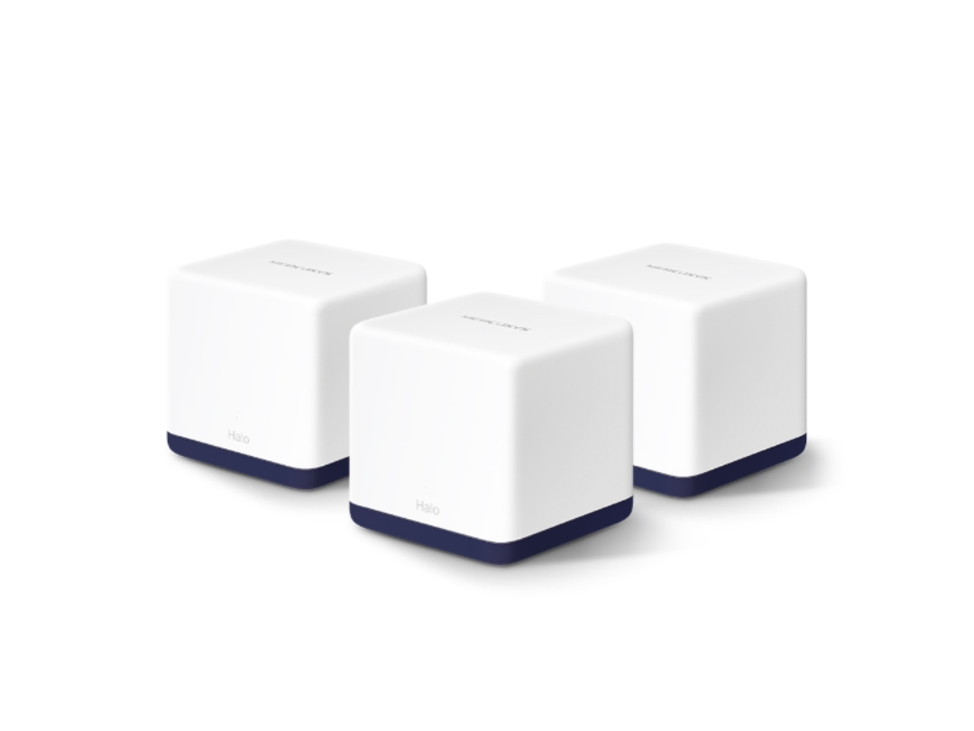 Mercusys Halo H50G Mesh WiFi 3-Pack – 1.9 Gbps, 550 m² – Qatar Mercusys Halo H50G Mesh WiFi 3-Pack – 1.9 Gbps, 550 m² – Qatar